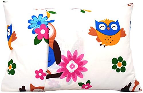 Comfy Turtles Cotton Toddler Pillowcase 13 x 18 Owl