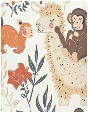 Wajiw Forest Animals Crib Sheets Fitted 28x52In