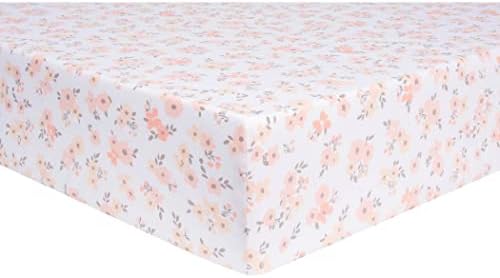 Trend Lab Blush Floral Crib Bedding Set