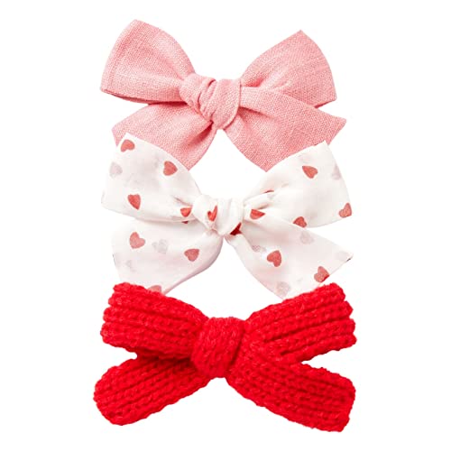 Little Poppy Co Three Hair Bows Set for Baby Girls