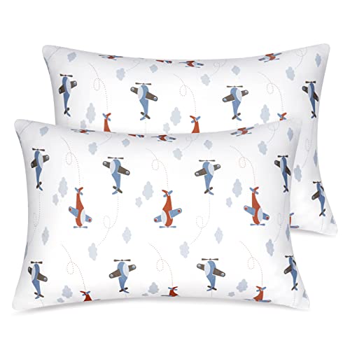 Zenssia Organic Cotton Toddler Pillowcases Pack of 2 1