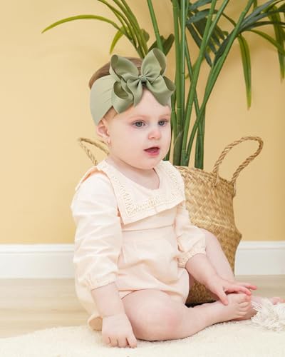 Doboi 20PCS Baby Bows Headbands with Ribbon Bow