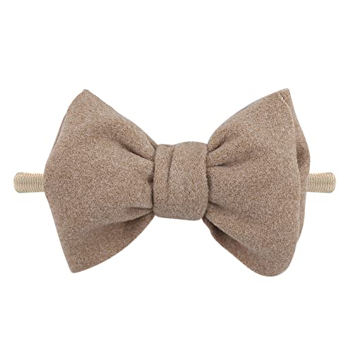 3pcs Baby Girl Elastic Hair Bow Headband for Newborn Toddler