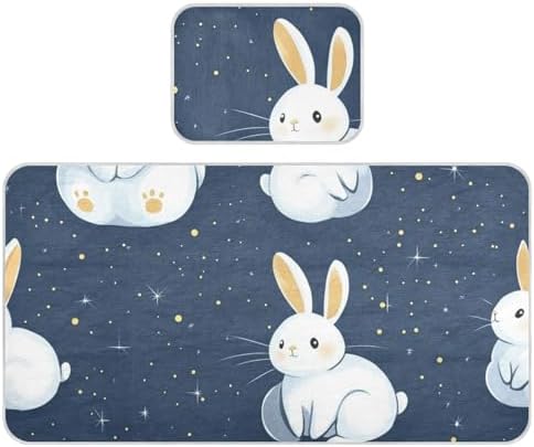 Navy Blue Cooling Baby Mattress Pad 28x52