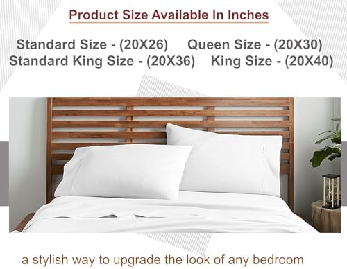 AYANSHI BEDDING Microfiber Pillow Cases Set of 2 20X26 Baby Pink