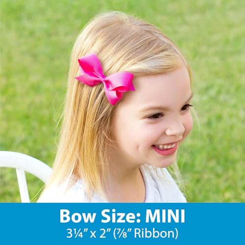 Wee Ones Virginia Cavaliers Logo Print Mini Hair Bow