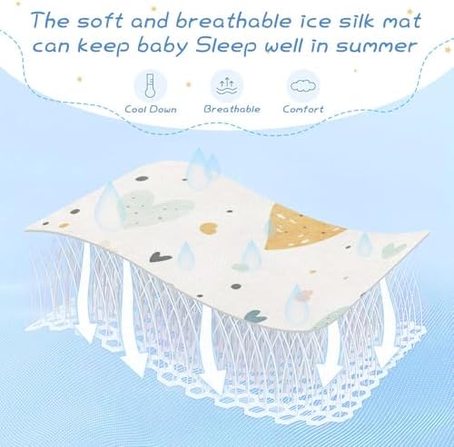 Cooling Baby Mattress Cover 28x52 Reusable Pad