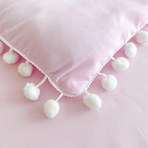 UOZZI BEDDING Toddler Bedding Set 4 Pieces Pink Boho