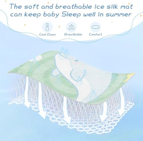 Cooling Baby Bed Mattress 28x52 Crib Waterproof Pad