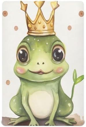 Wajiw Frog Crib Sheets for Girls and Boys