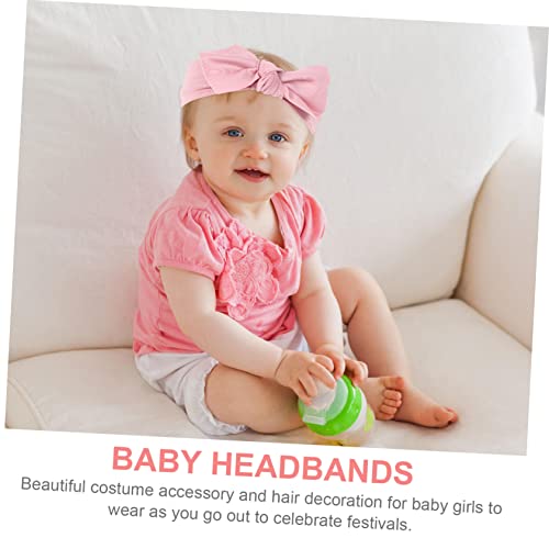 Hemoton Newborn Bow Headbands for Boys Girls