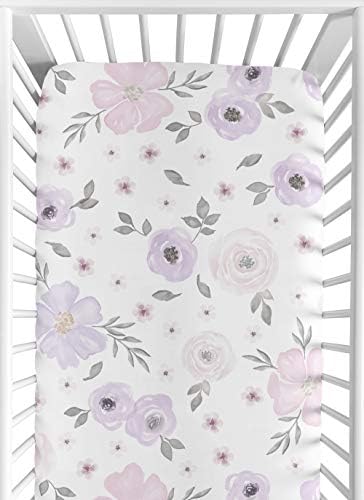 Sweet Jojo Designs Boho Floral Crib Sheet Set