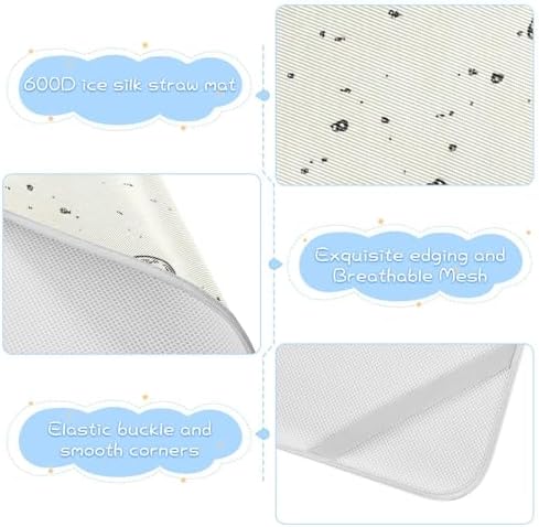 Cooling Baby Crib Mattress Pad 28x52 Inclusive for Kids and Adults