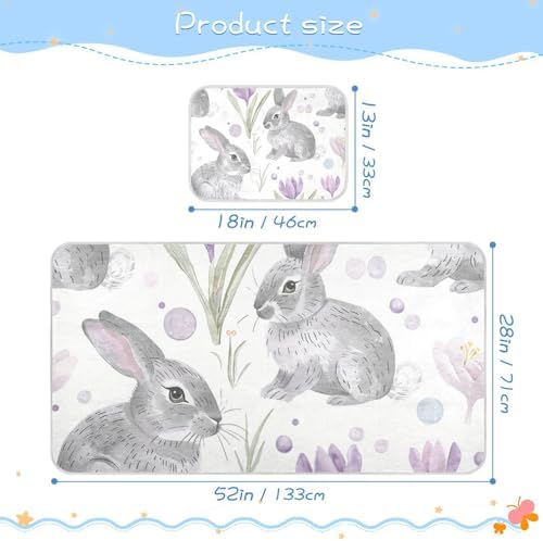 Cooling Baby Crib Mattress Pad 28x52 Inch