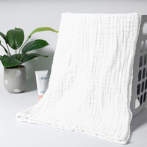 FOOK FISH 6-Layer Muslin Baby Towel 2 Pack 1