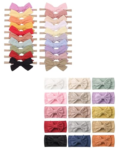 15 PCS Baby Girls Headbands with Bows Hair Accessories