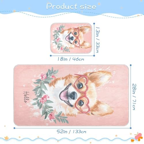 Cooling Baby Mattress Pad 28x52 Crib Bumper Pad for Kids