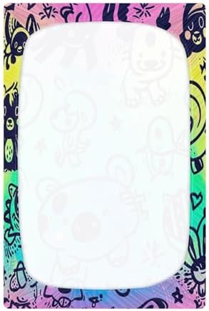Wajiw Cute Animals Crib Sheets for Boys and Girls