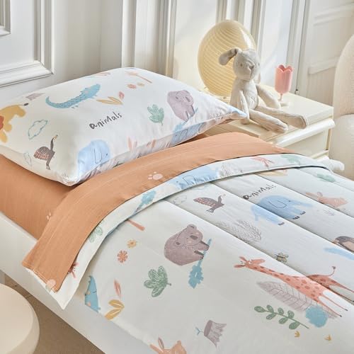 Joyreap 4 Piece Cotton Toddler Bedding Set