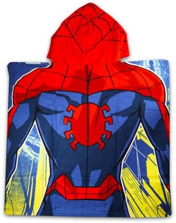 Spiderman Hooded Towel Set for Kids