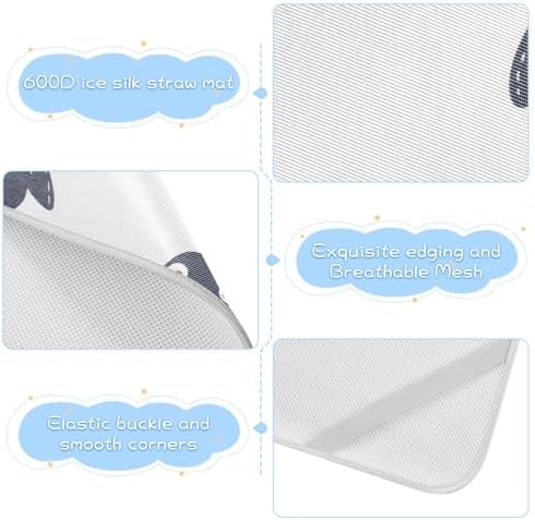 Cooling Baby Mattress Pad Waterproof Reusable 28x52 for Baby Toddler