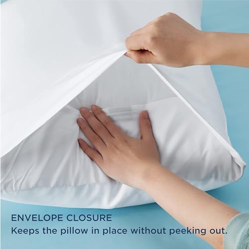 AYANSHI BEDDING Microfiber Pillow Cases Set of 2 20X26 Baby Pink