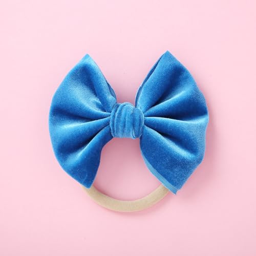 Esumun Baby Velvet Bow Headbands 4PCS