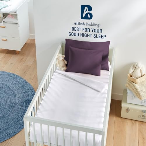 Atiksh Beddings Toddler Travel Pillow Cases 13x18 Plum