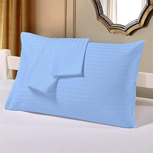 Hriksh Travel Pillow Case 12x18 Pack of 2 500 Thread Count Zipper Closure