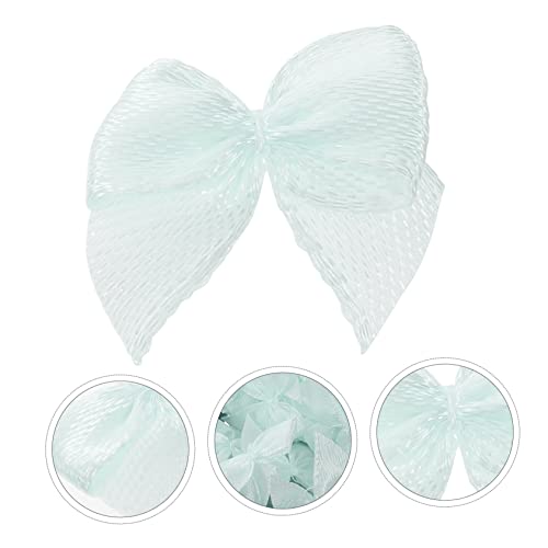 QUMIIRITY Sky-blue Handmade Hair Bows for Kids