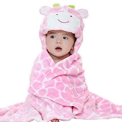 Vauwmsr Baby Hooded Blanket Ultra Soft Warm Newborn Infant Swaddle Wrap