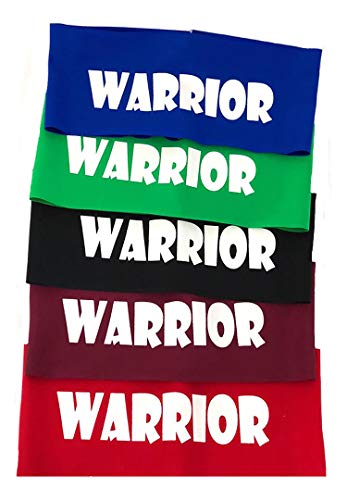 Ninja Headbands for Kids and Adults - 5 Pack Maroon