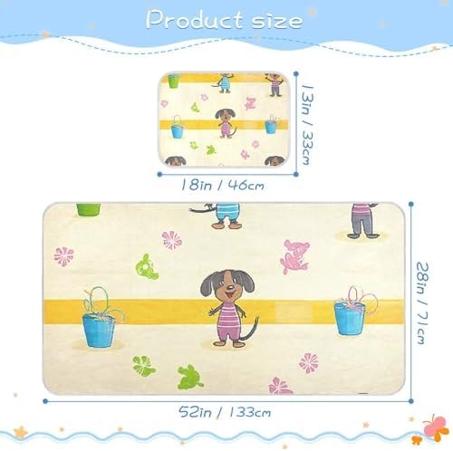 Cooling Baby Mattress Protector Pad 28x52 Reusable