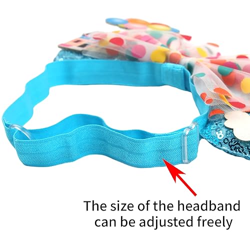 Rainbowdot Up-Headband Mouse Ears Headband for Girls and Women