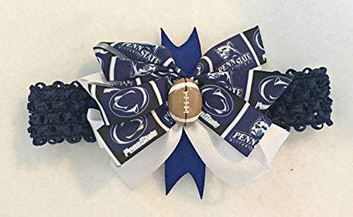 Penn State Baby Girl Bow Headband 1