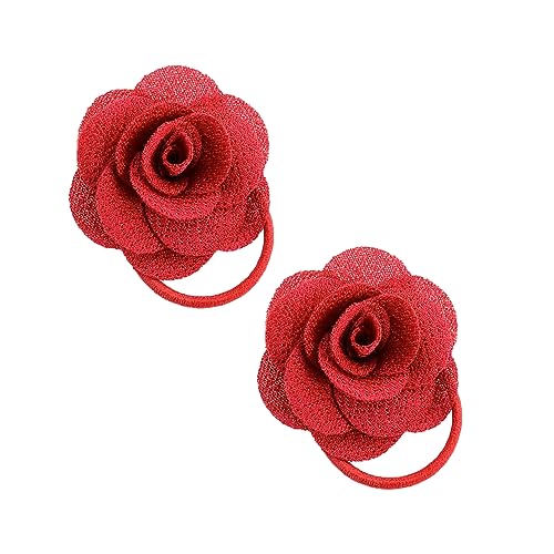 17 Inch Chiffon Flower Hair Clips for Girls