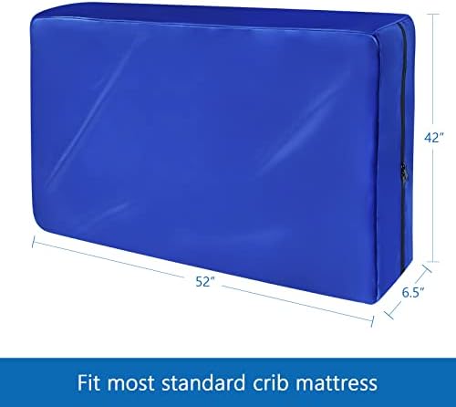 Coldwind Crib Mattress Bag Waterproof Heavy Duty Blue 52 x 28 x 65
