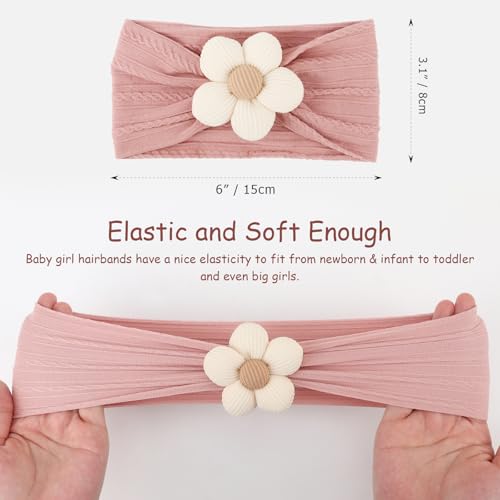 AQOKKA Baby Flower Headbands for Girls