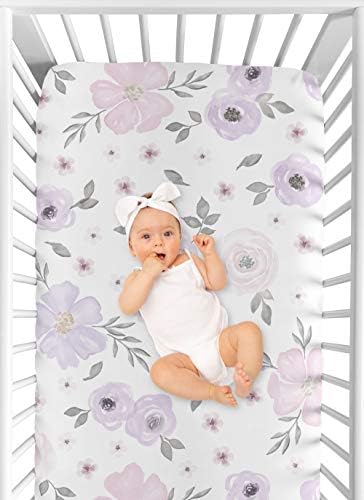 Sweet Jojo Designs Boho Floral Crib Sheet Set