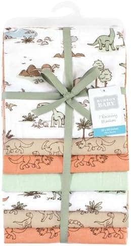 Hudson Baby Unisex Flannel Receiving Blankets Set