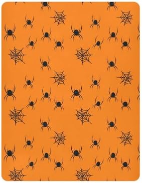 Qilmy Halloween Fitted Crib Sheet for Baby Sleep and Play