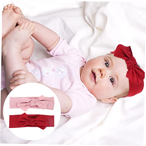 LIFKOME Baby Headbands with Bows 2 Pack