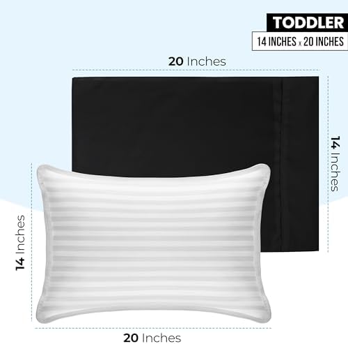 Utopia Bedding Toddler Pillow Cases 2 Pack
