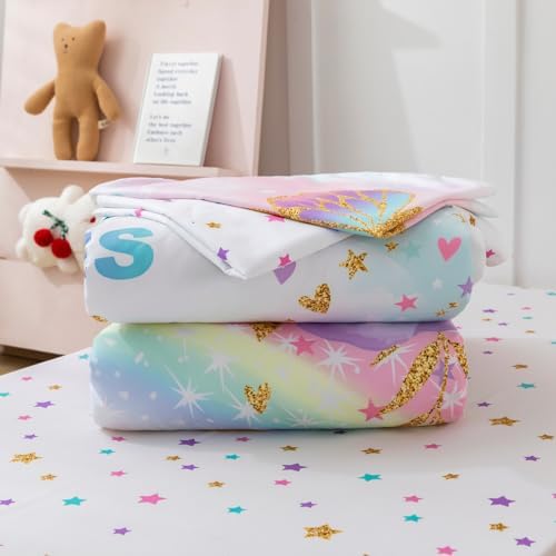 PINNKKU 4-Piece Toddler Bedding Set with Butterfly Design 1