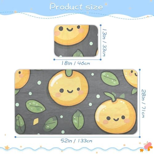 Cooling Baby Crib Mattress Pad 28x52 Ultra Soft Padded