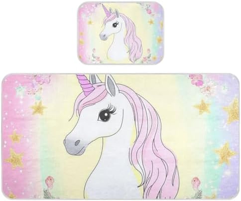 Dreamy Unicorns Cooling Baby Crib Mattress Pad 28x52