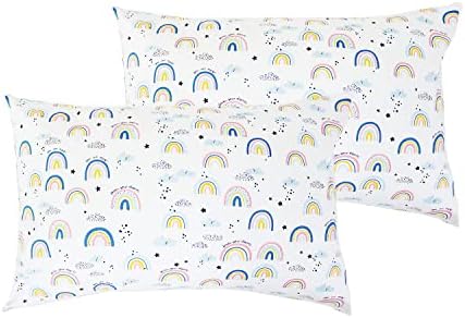 USfivefam Rainbow Clouds Kids Pillowcases 2 Pack 1