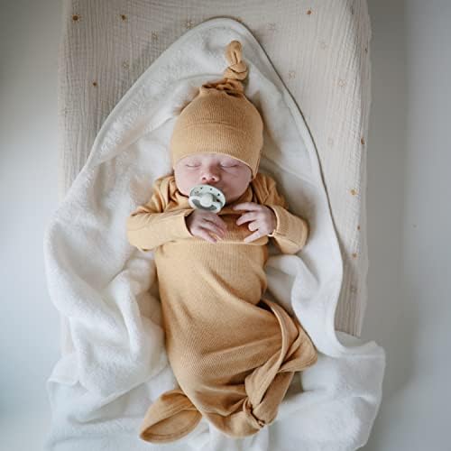 Mushie Baby Hooded Towel Organic Cotton Pearl 1