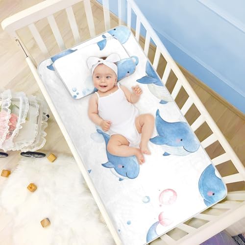 Cooling Baby Mattress Pad with Waterproof Protection 28x52