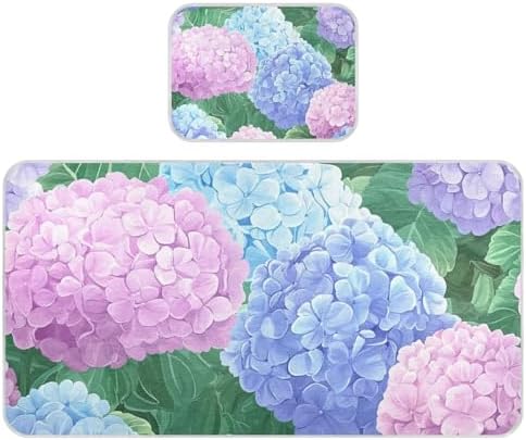Hydrangeas Cooling Baby Crib Mattress Pad 28x52